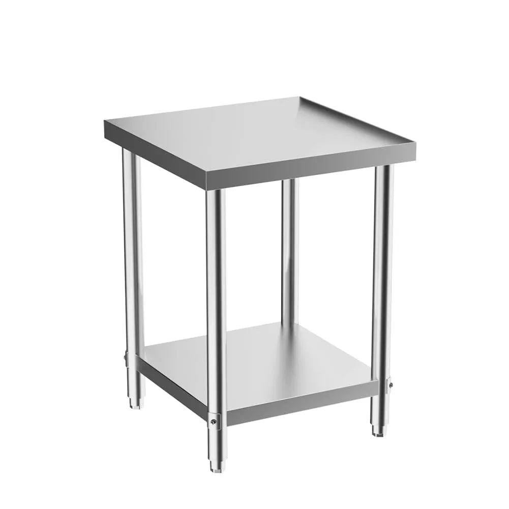 2 Tier Commercial Kitchen Prep and Work Stainless Steel Table