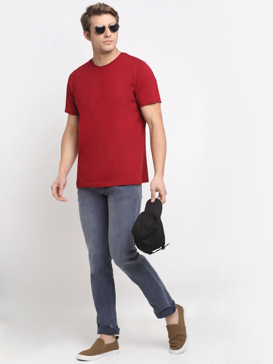 Men's Ultra Narrow fit Heavy Fade Grey  Jeans