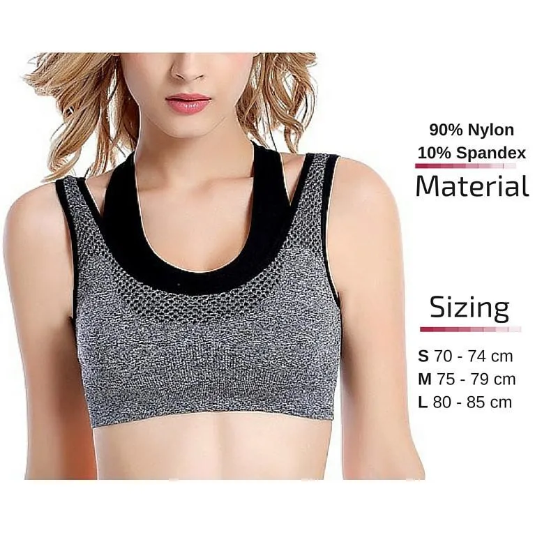 Women's Active Workout Shock Absorber Sports Bra