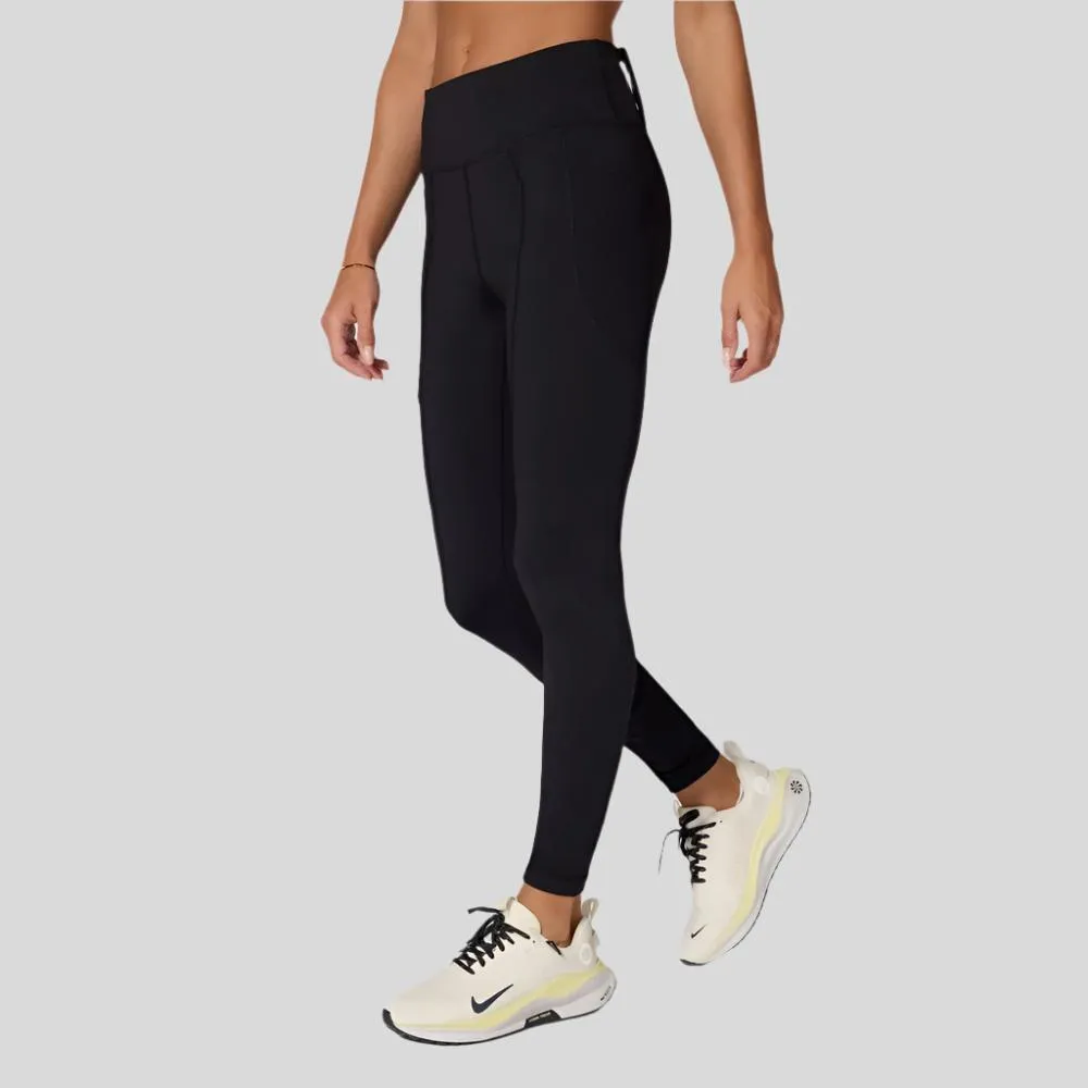 Womens Explore High-Rise Brushed Legging 28 Inch - Black